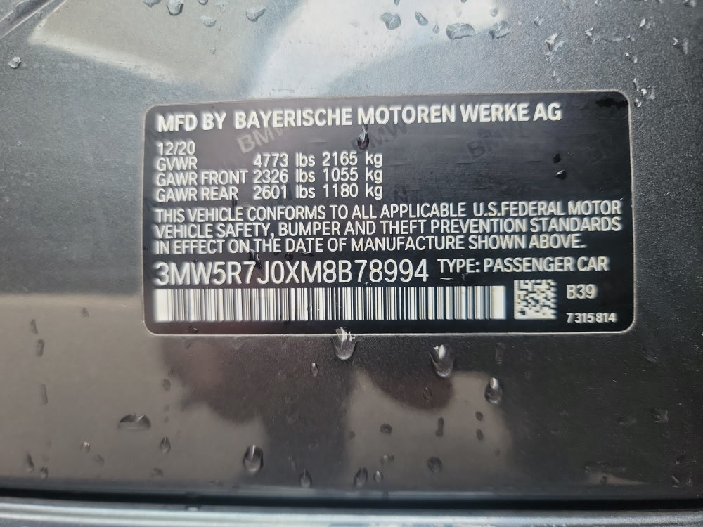 2021 BMW 3 Series 330xi 20
