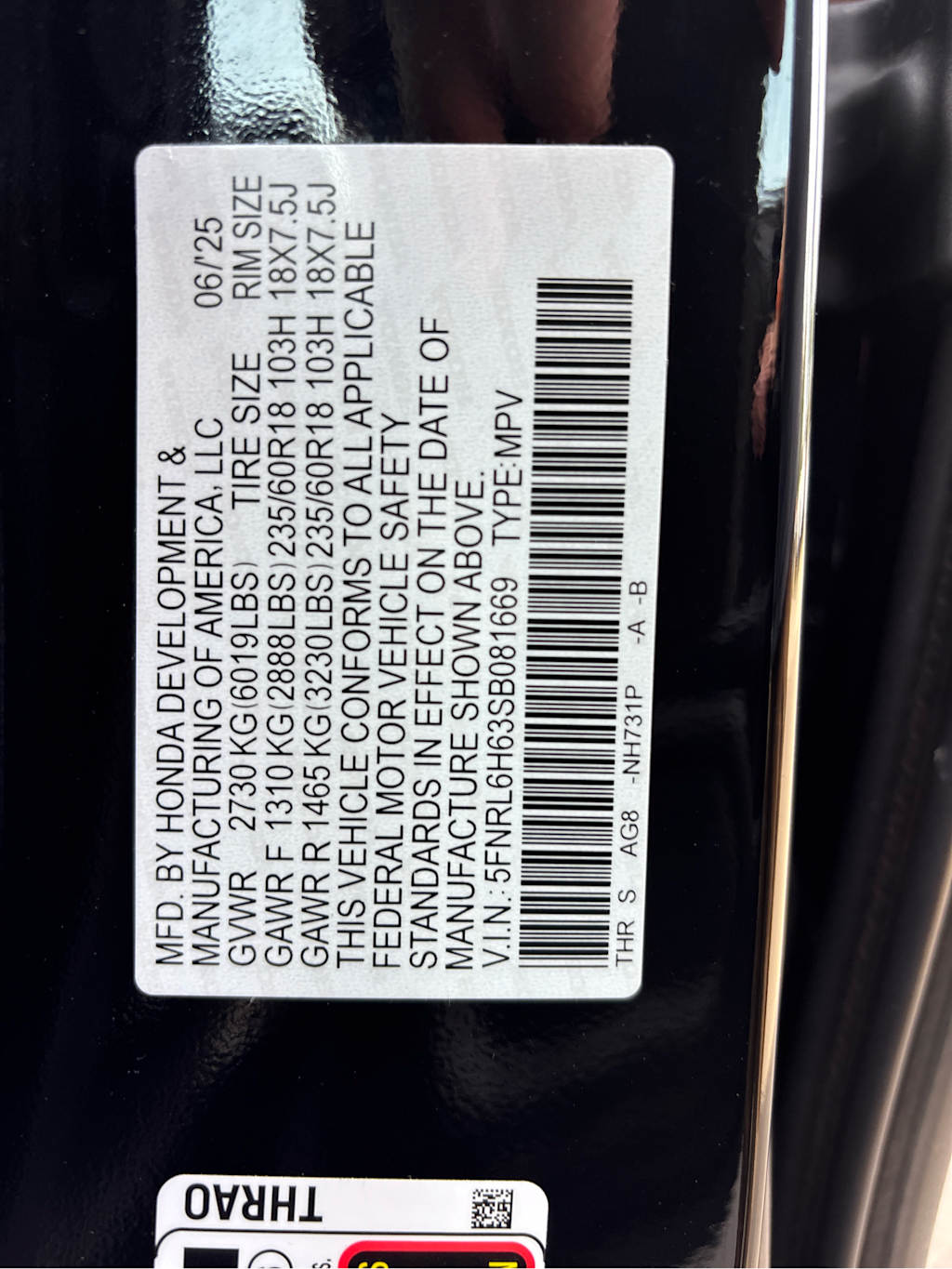 Thumbnail: 2025 Honda Odyssey - 19