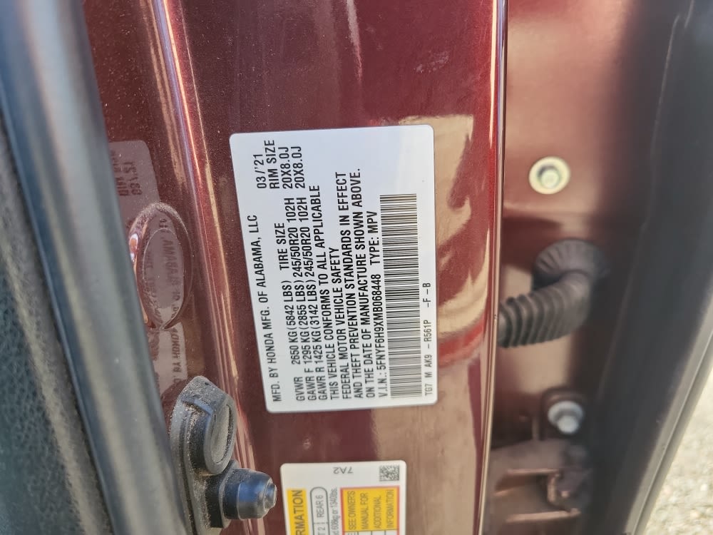 Thumbnail: 2021 Honda Pilot - 17