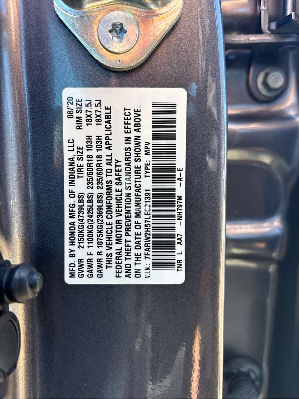 Thumbnail: 2020 Honda CR-V - 20