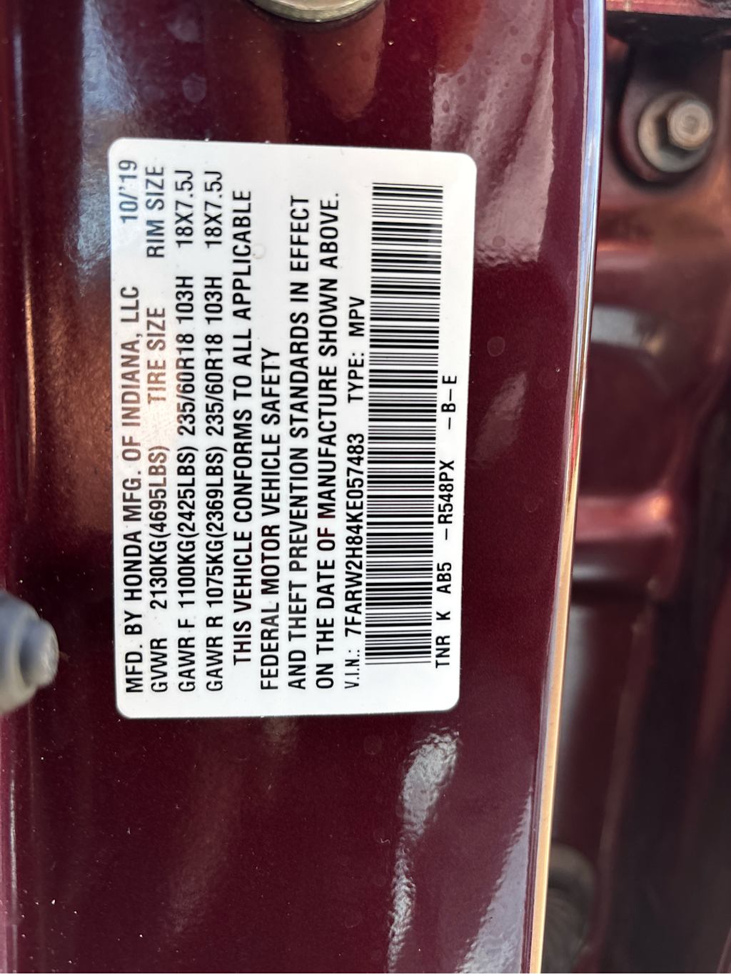 Thumbnail: 2019 Honda CR-V - 19
