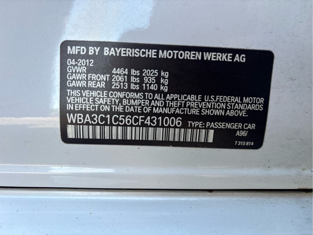 Thumbnail: 2012 BMW 3 Series - 19