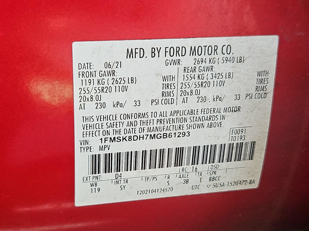 Thumbnail: 2021 Ford Explorer - 20