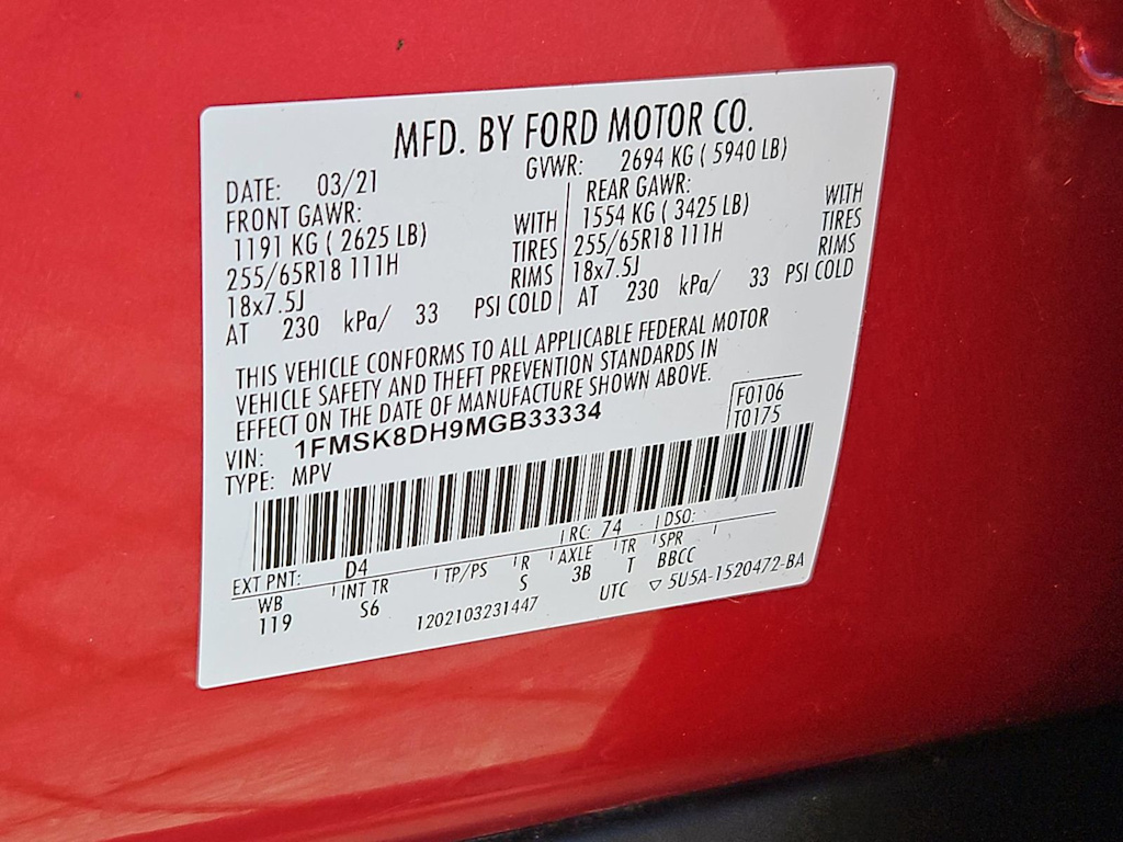 Thumbnail: 2021 Ford Explorer - 19