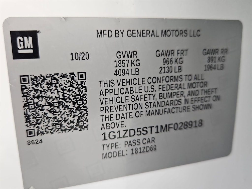 2021 Chevrolet Malibu LT 20