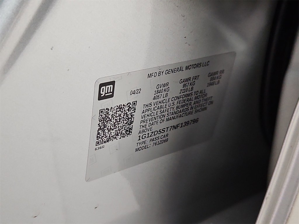 Thumbnail: 2022 Chevrolet Malibu - 20