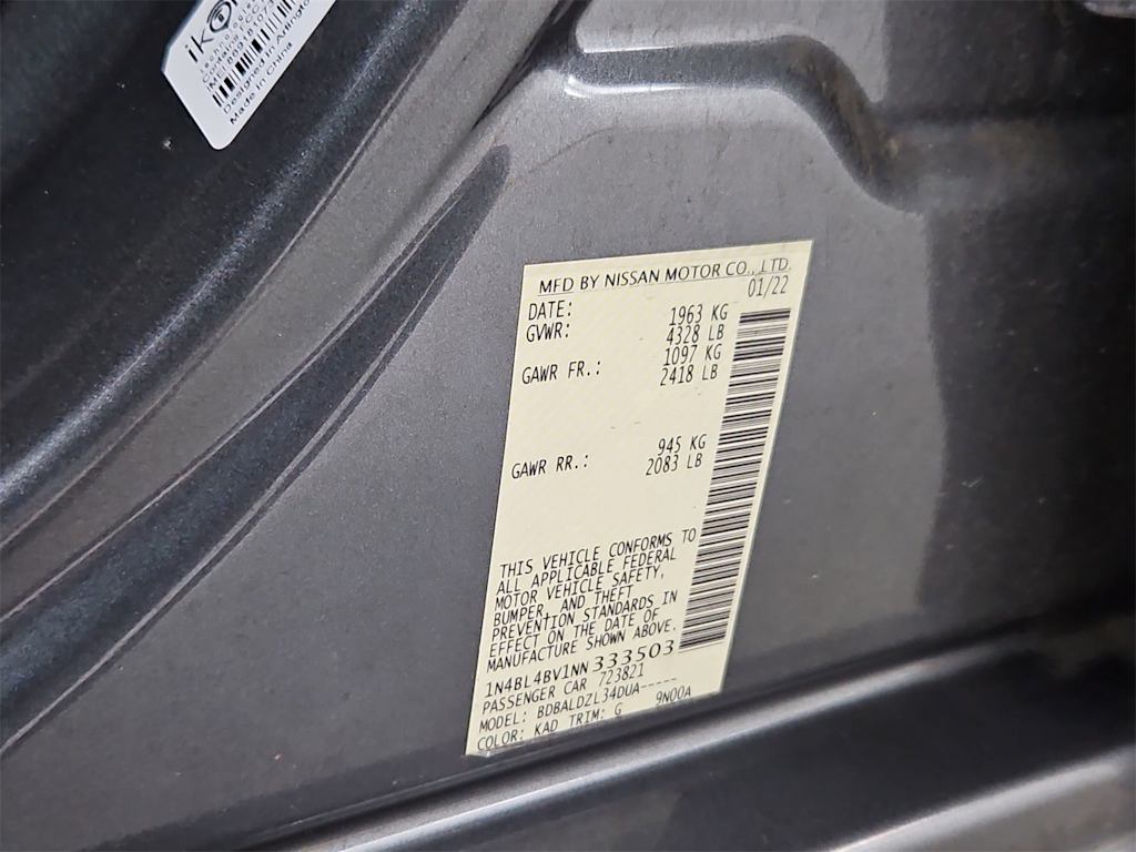 Thumbnail: 2022 Nissan Altima - 20