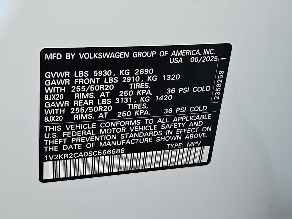 Thumbnail: 2025 Volkswagen Atlas - 37