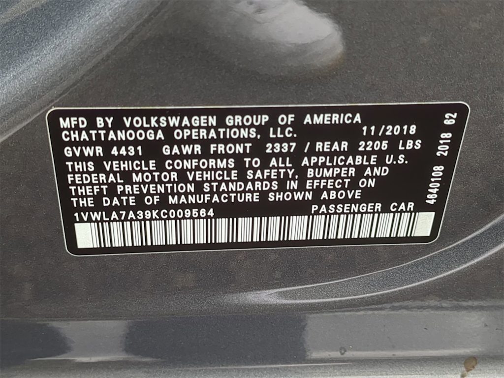 Thumbnail: 2019 Volkswagen Passat - 20