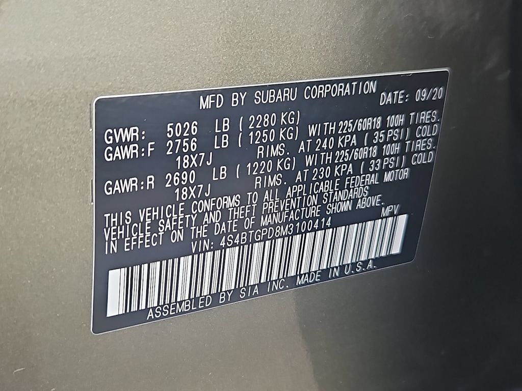 Thumbnail: 2021 Subaru Outback - 19