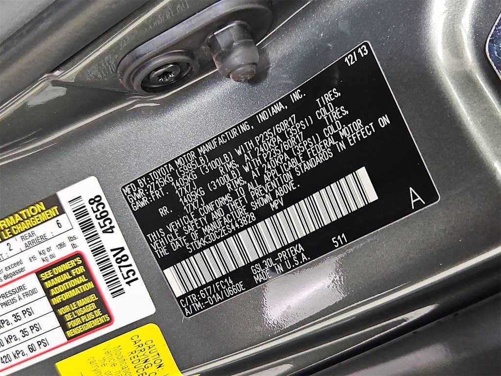 Thumbnail: 2014 Toyota Sienna - 19