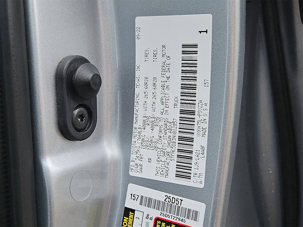 Thumbnail: 2022 Toyota Tundra - 20