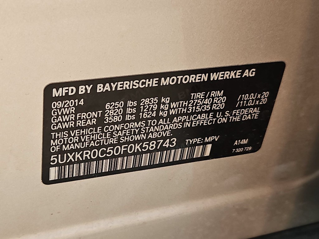 Thumbnail: 2015 BMW X5 - 20