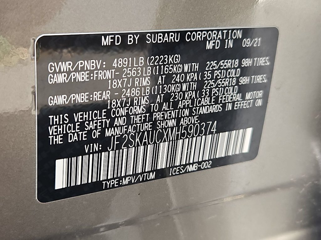 Thumbnail: 2021 Subaru Forester - 20