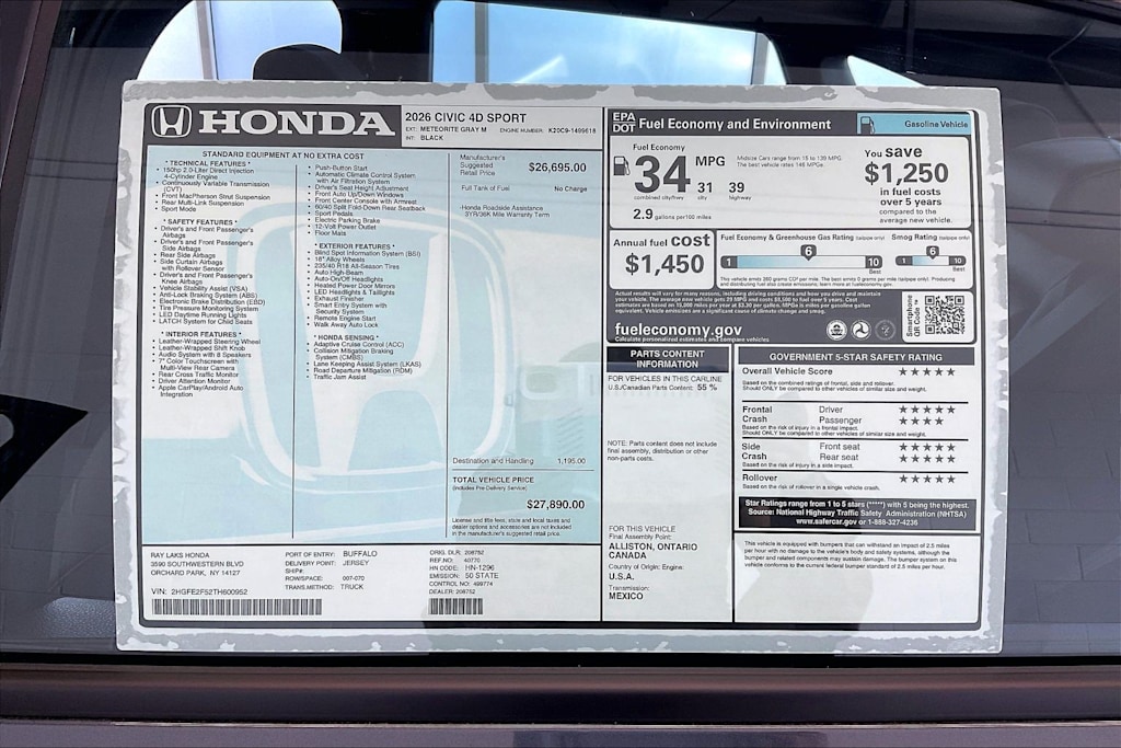 Thumbnail: 2026 Honda Civic - 20