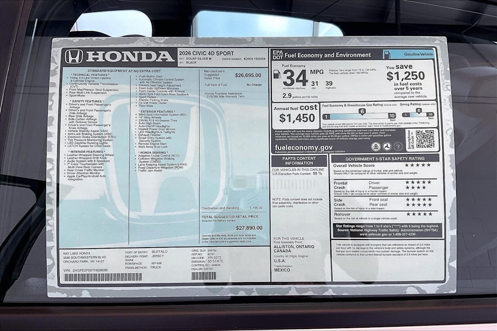 Thumbnail: 2026 Honda Civic - 20