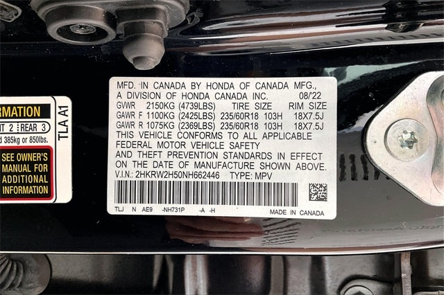 2022 Honda CR-V EX 20