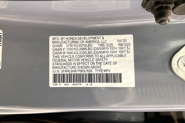 Thumbnail: 2023 Honda Odyssey - 20
