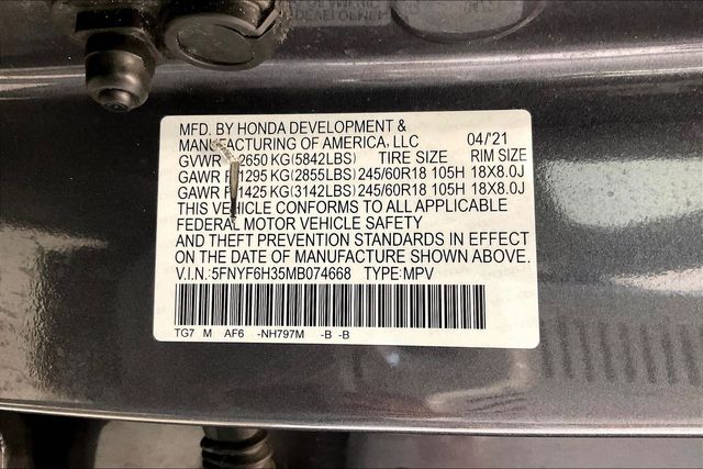 Thumbnail: 2021 Honda Pilot - 20