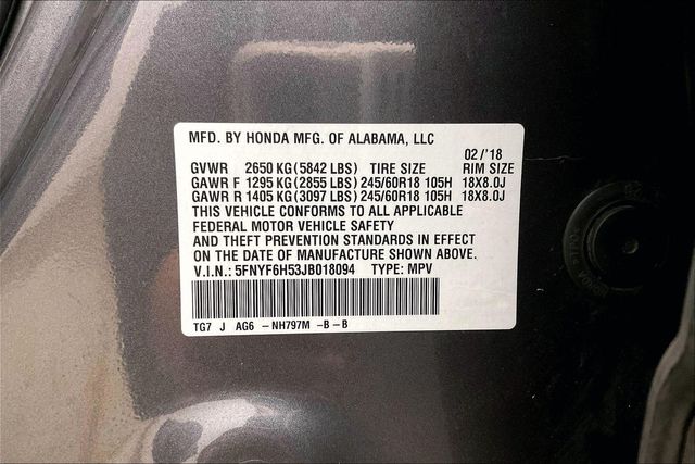 Thumbnail: 2018 Honda Pilot - 20