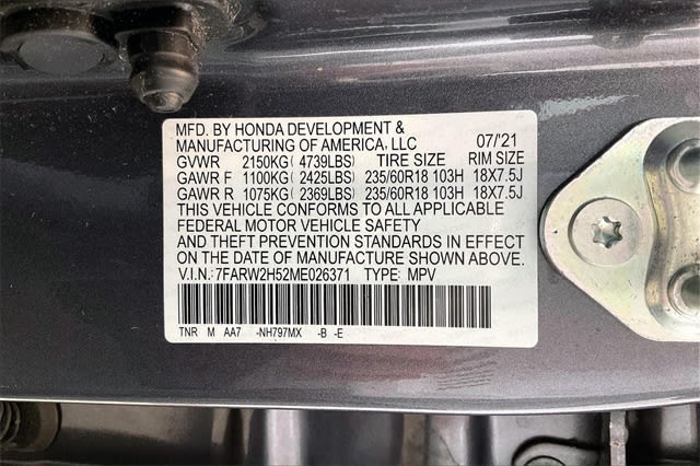 2021 Honda CR-V EX 20