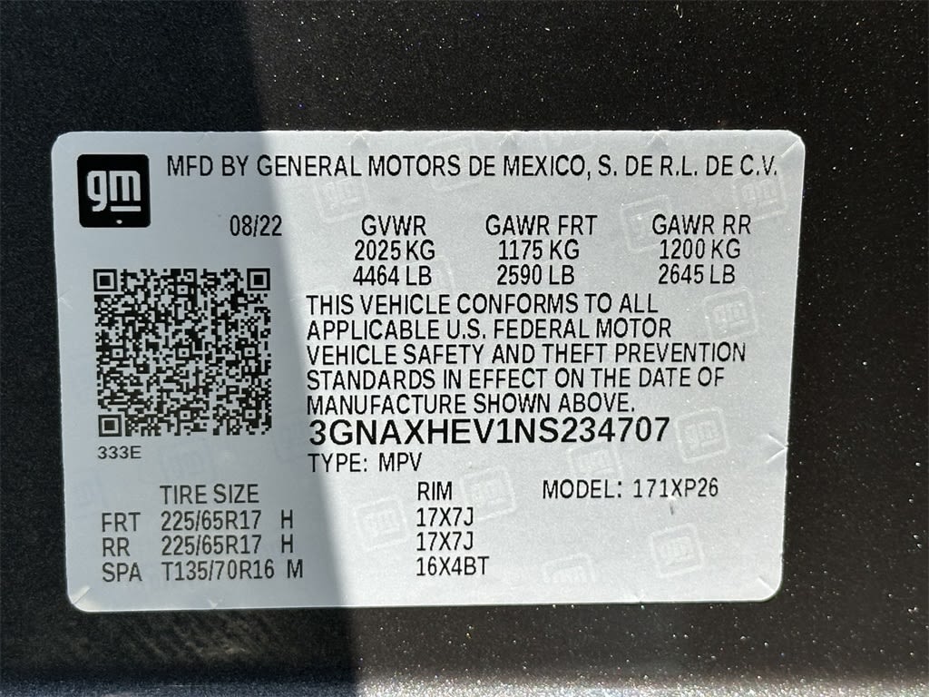 Thumbnail: 2022 Chevrolet Equinox - 18