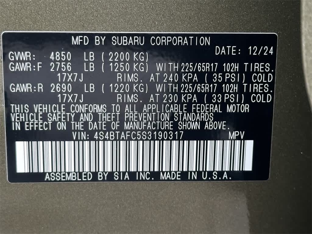 Thumbnail: 2025 Subaru Outback - 17