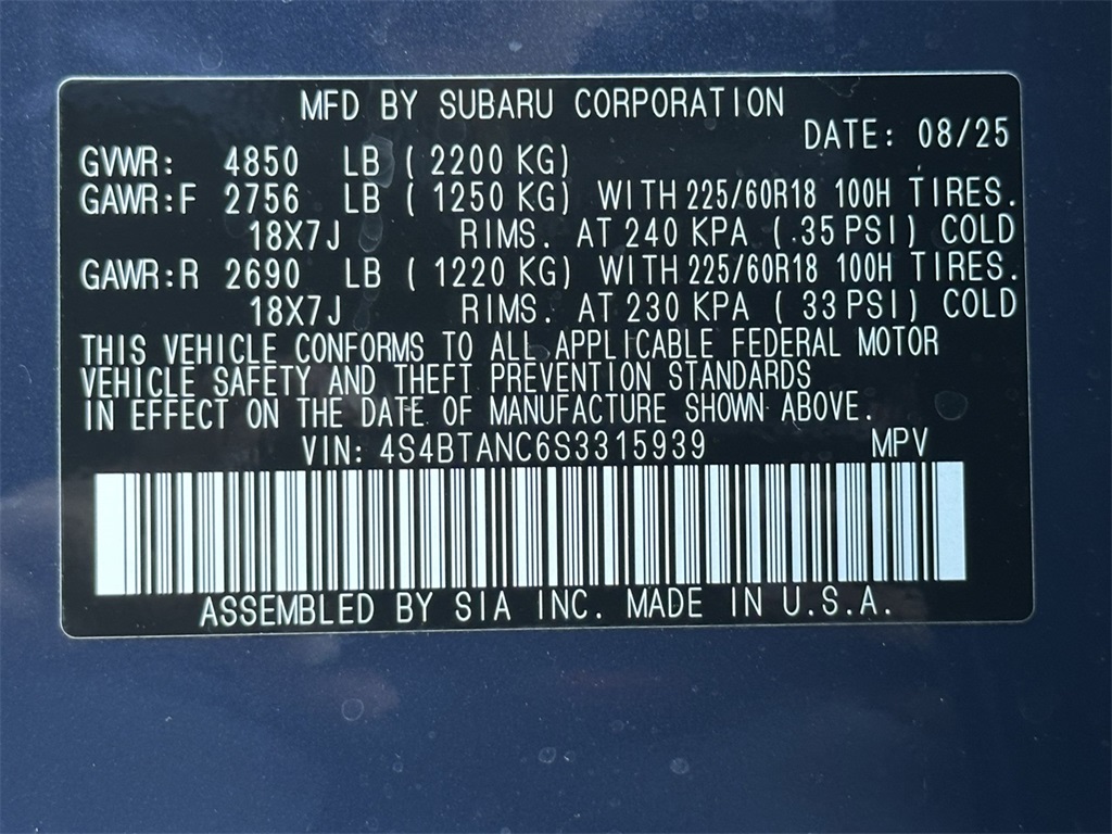 Thumbnail: 2025 Subaru Outback - 18