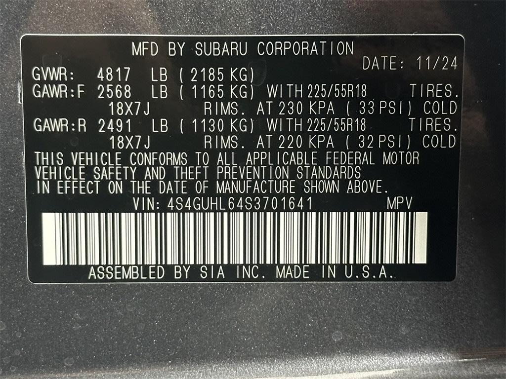 2025 Subaru Crosstrek Limited 17