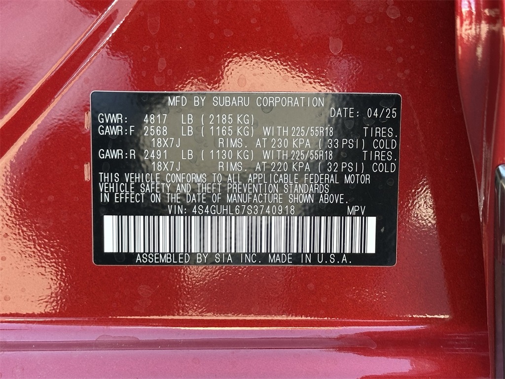 2025 Subaru Crosstrek Limited 18