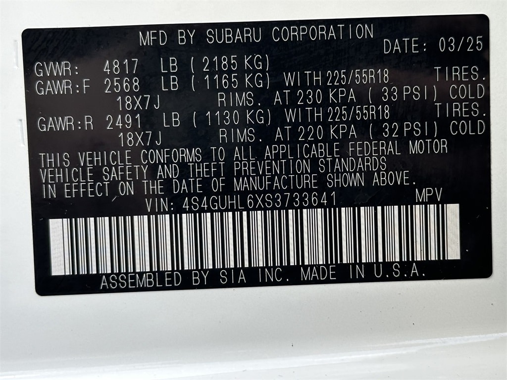 2025 Subaru Crosstrek Limited 17