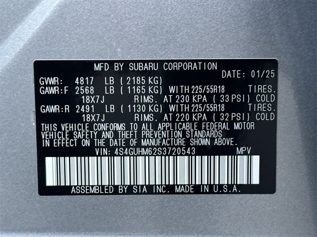 2025 Subaru Crosstrek Limited 18