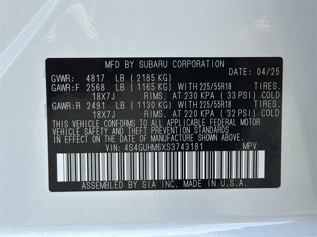 Thumbnail: 2025 Subaru Crosstrek - 19