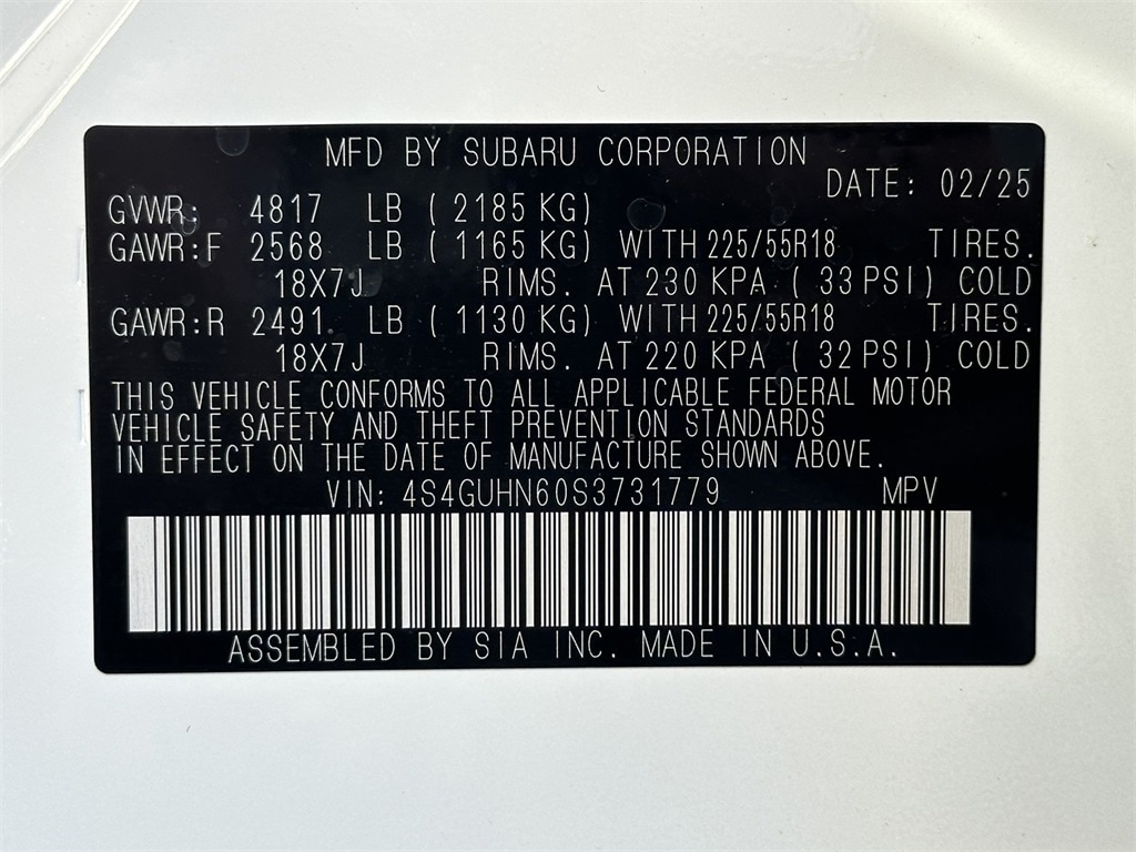 2025 Subaru Crosstrek Limited 18