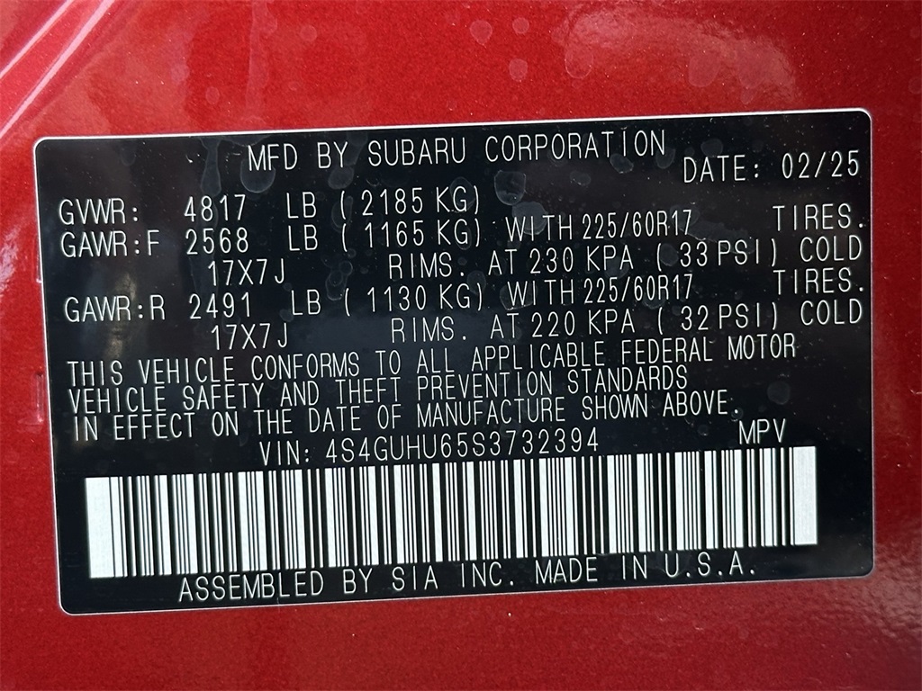 2025 Subaru Crosstrek Wilderness 18