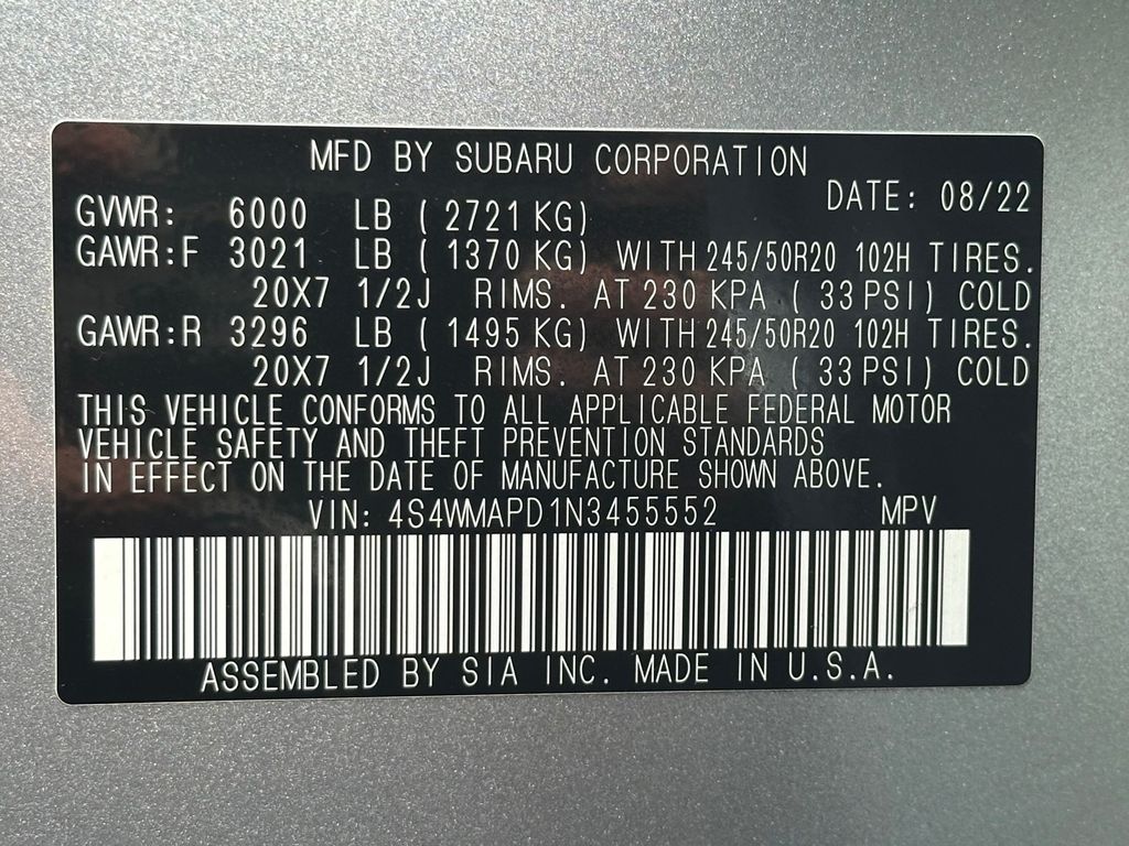 Thumbnail: 2022 Subaru Ascent - 19