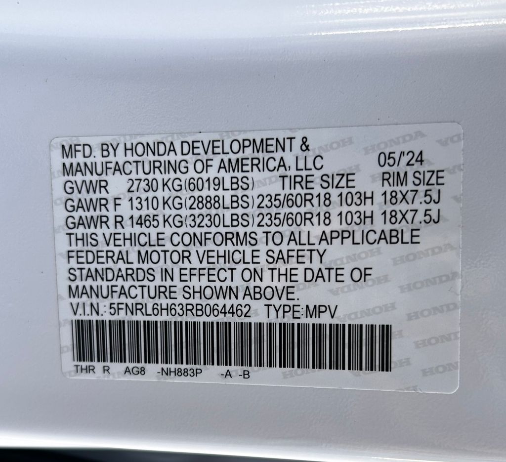 Thumbnail: 2024 Honda Odyssey - 21