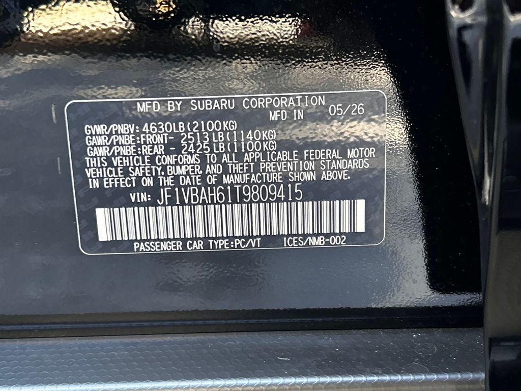 Thumbnail: 2026 Subaru WRX - 18