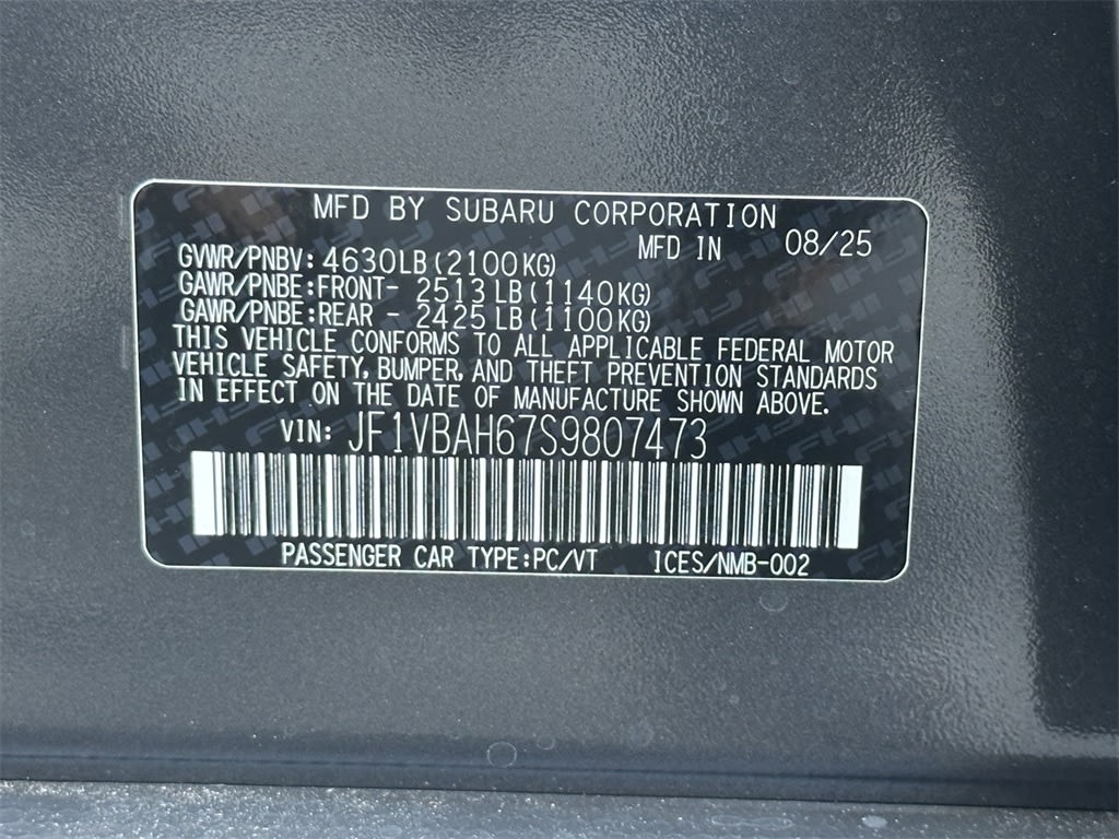 Thumbnail: 2025 Subaru WRX - 18