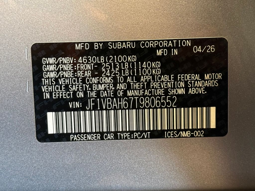 Thumbnail: 2026 Subaru WRX - 17
