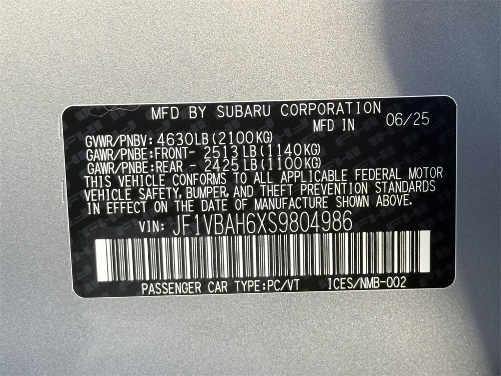 Thumbnail: 2025 Subaru WRX - 17