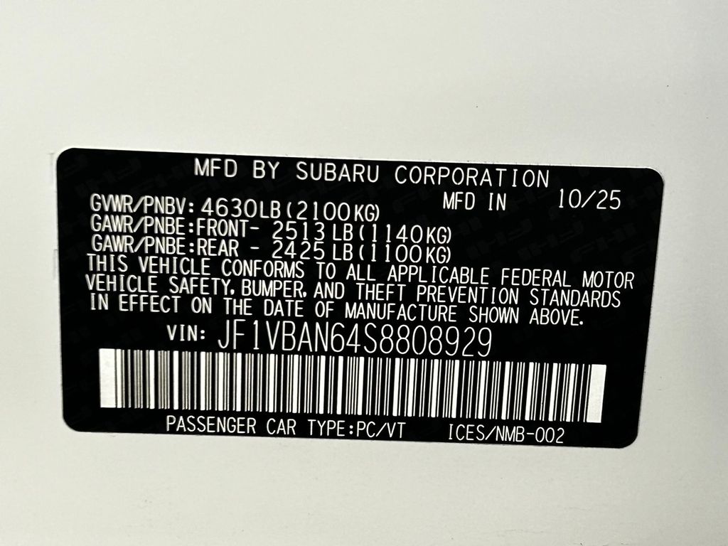 Thumbnail: 2025 Subaru WRX - 18