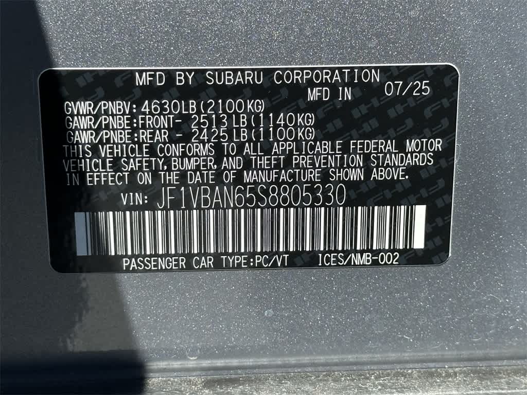 Thumbnail: 2025 Subaru WRX - 18