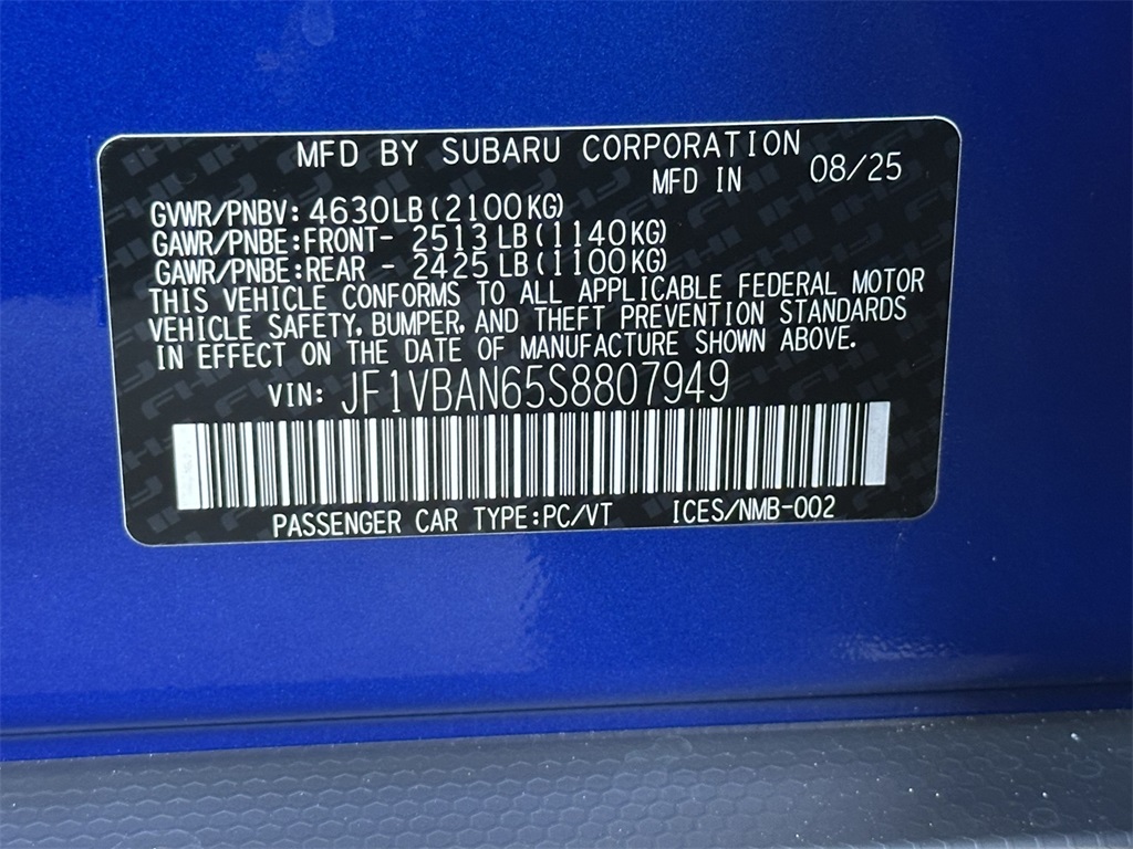 Thumbnail: 2025 Subaru WRX - 16