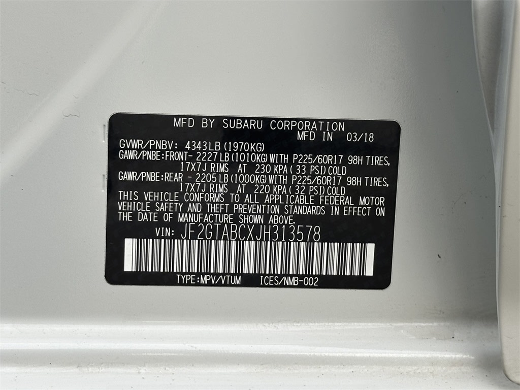 Thumbnail: 2018 Subaru Crosstrek - 19