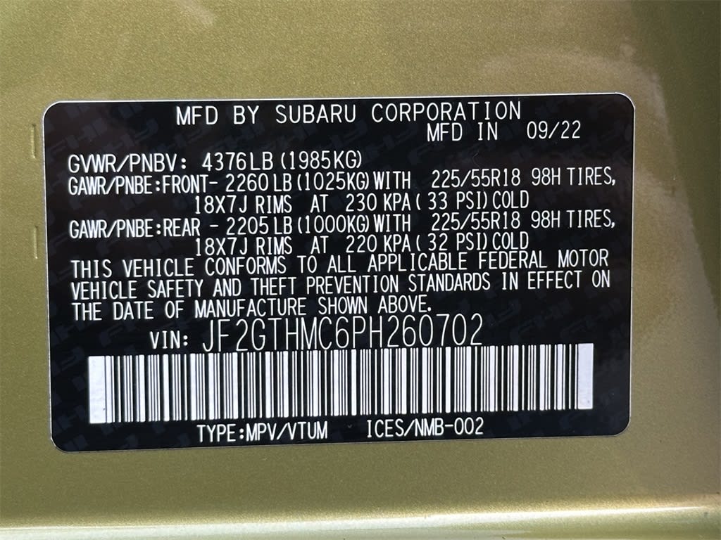 Thumbnail: 2023 Subaru Crosstrek - 18