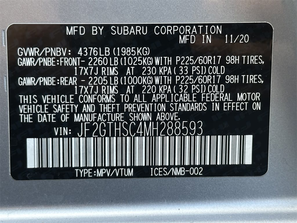 2021 Subaru Crosstrek Sport 18