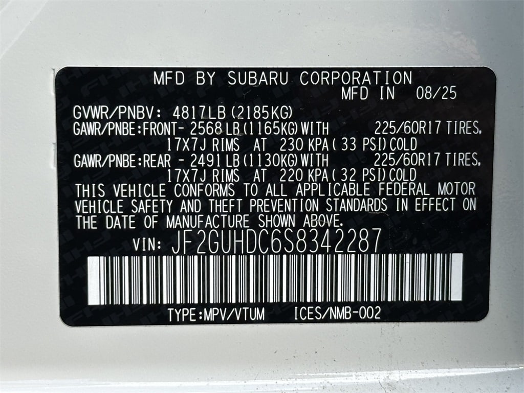 Thumbnail: 2025 Subaru Crosstrek - 18