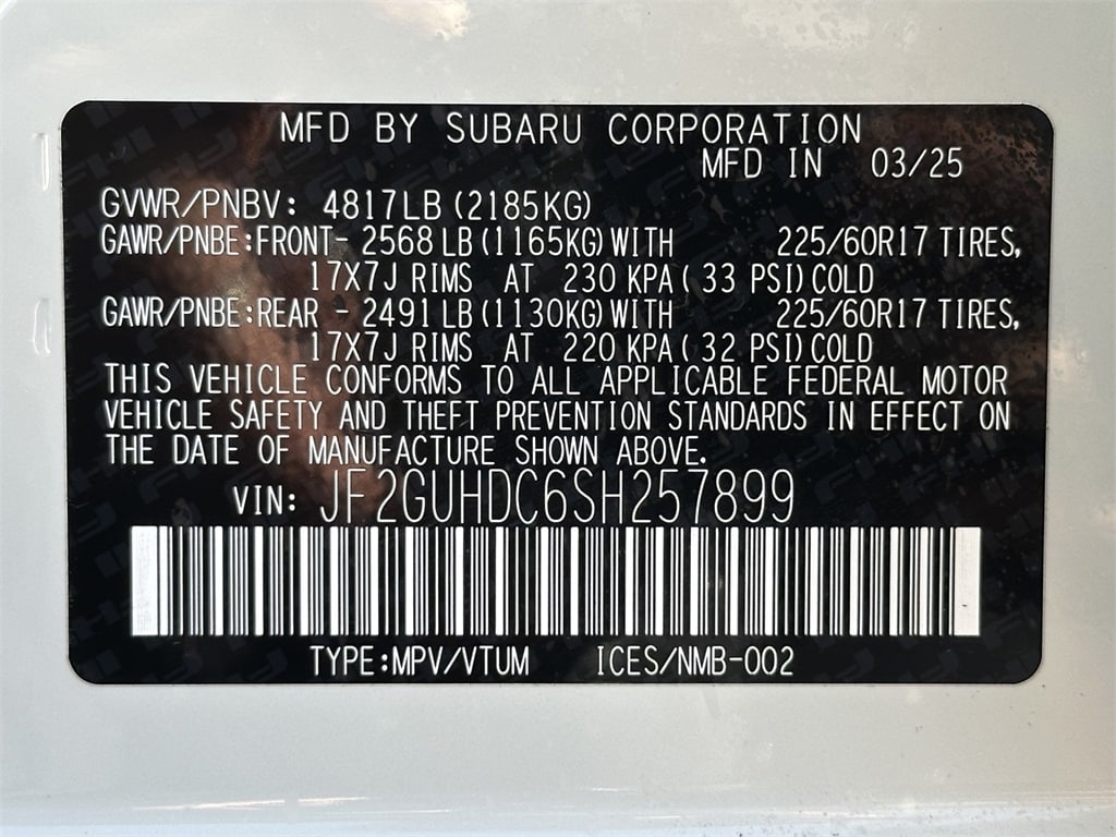 2025 Subaru Crosstrek Premium 18