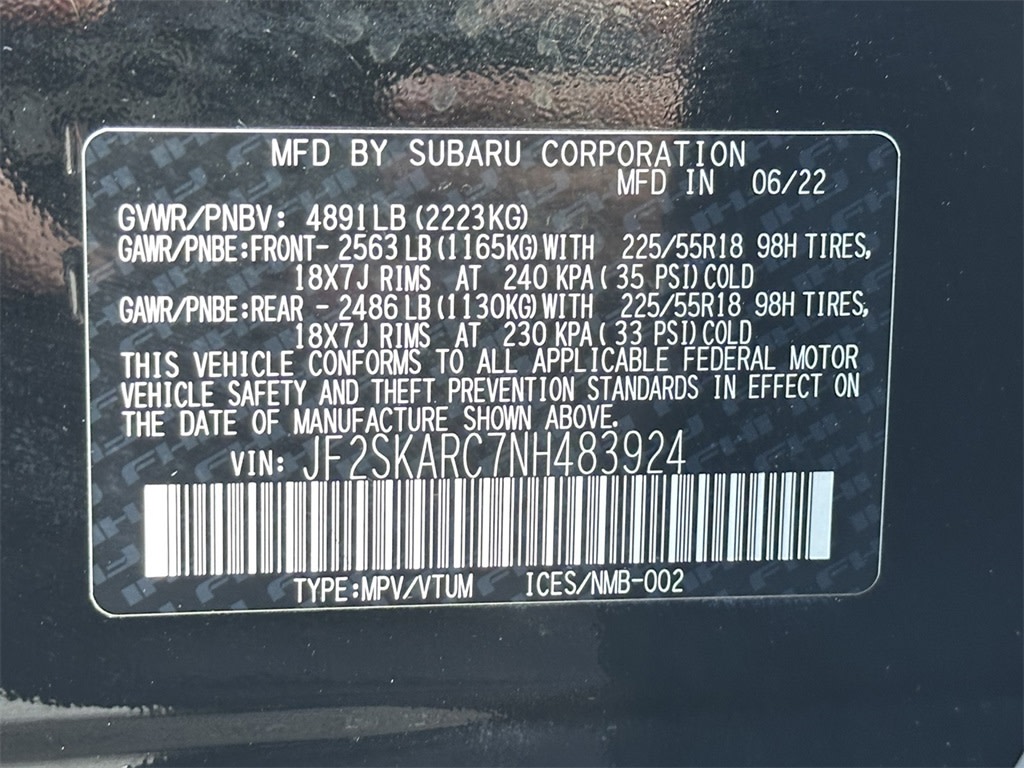 2022 Subaru Forester Touring 17